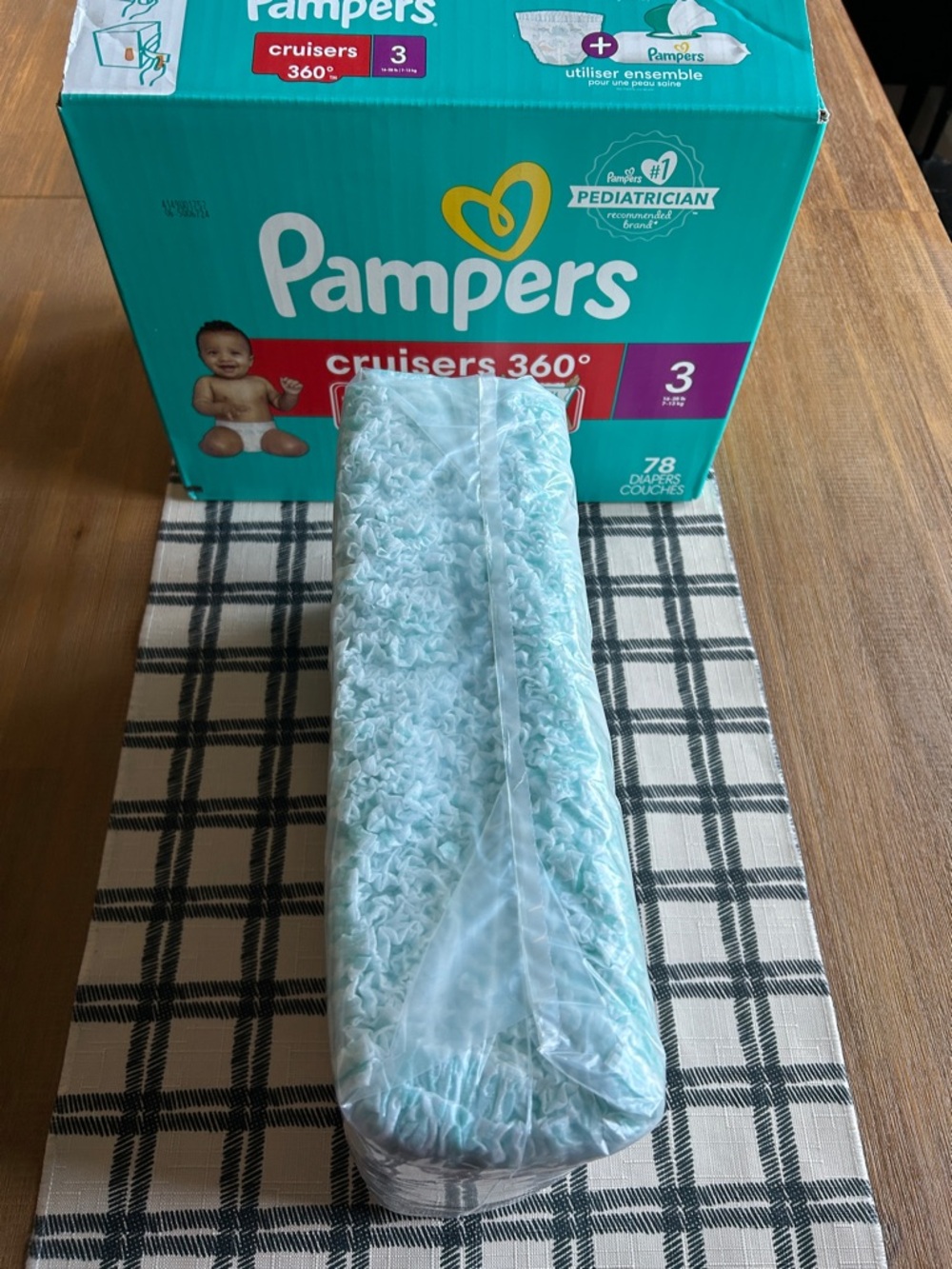 Pampers Cruisers 360° Size 3 Diapers, 39ct - Picture 4 of 4